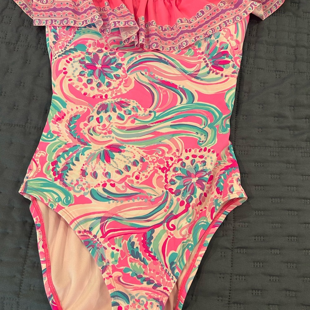 Lilly Pulitzer Pink and blue One Piece Swimsuit